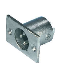 3-poliger XLR-Stecker aus Metall, Silber ND1115 Valueline
