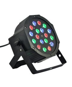 Luz estroboscópica programable de 18 LED 18W RGB L405 