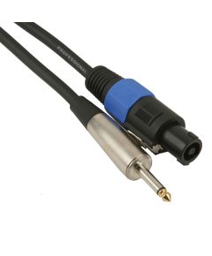 Câble audio Jack 6.3mm mâle - Speakon mâle - 5 mètres CA428 