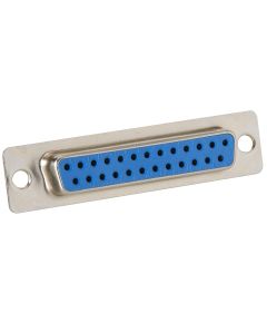 Connector D SUB 25 poles female for printed circuit 90812 