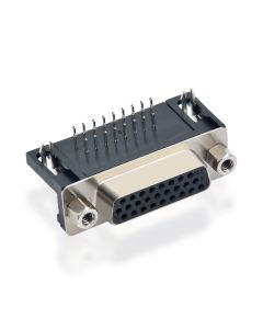 Conettore D SUB 26 poli femmina saldare - 90 gradi 93162 