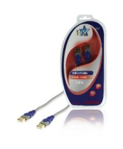 Câble USB 2.0 Un mâle - Un mâle - 1,80 m - Gris A1940 