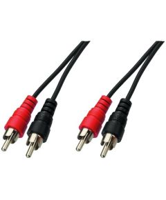 Blister - 2x Cinch-Stereo-Kabel - 2x Cinch-Stecker - 5 Meter SP191 