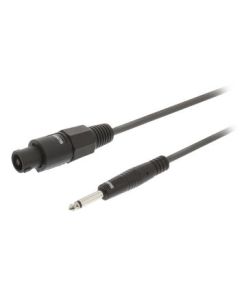 Speaker Cable 2 Pin Female Speaker - 6.35 mm Male 5.0 m Dark Gray SX220 Sweex