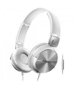 DJ-Style headphones with Philips microphone - White and Silver ED636 Philips