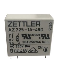 Rel&egrave; 48V SPST - AZ725-1A-48D - ZETTLER EL139 