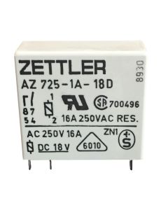Relais 18V SPST - AZ725-1A-18D - ZETTLER EL268 