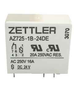 Rel&egrave; 24V SPST - AZ725-1B-24DE - ZETTLER EL293 