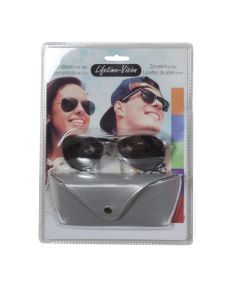 Gafas de sol con estuche Lifetime Vision - gris plata ED699 