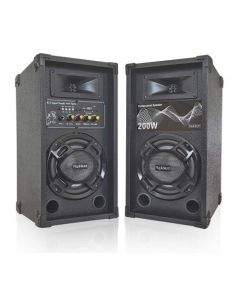 Pair of active speakers BLUETOOTH + LED + USB-SD MD-11 WEB