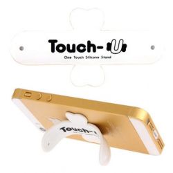TOUCH-U - Supporto in silicone per smartphone - Bianco H649 