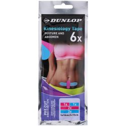 Set 6 pieces kinesiology posture tape and Dunlop abdomen ED5104 Dunlop