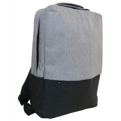 Gray-black padded multi-function backpack MOB1030 