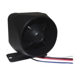 12V 20W siren with backup battery - key - trigger contact Z301 