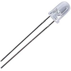 Yellow LED diode 5mm L-53YC-F01 - pack of 20 pieces NOS100820 