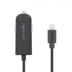 Car charger for iPhone - 2,1A M-02 black MOB1448 Forever
