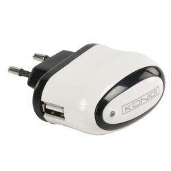 Wall Charger 1-Output 1.0 A 1.0 A USB White / Black ND2195 