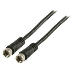 Antenna Cable female-male - Female Male 10.0 m Black ND1565 Valueline