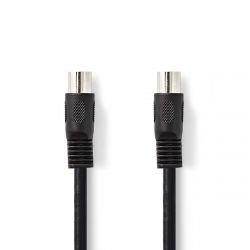 Audio cable DIN male DIN 5 pin - male DIN 5 pin 3.0 m Black ND2745 Nedis]