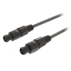 2 Pin Female Loudspeaker Cable - 2 Pin Female Loudspeaker Cable 1.5m Dark Gray ND9030 Sweex