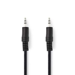 Stereo Audio Cable | 3.5mm Male - 3.5mm Male | 2m | Black ND1132 Nedis]