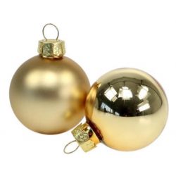 Pack of 15 Christmas balls 3cm gold Christmas Gifts ED206 Christmas Gift