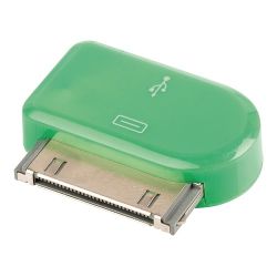 30-Pin Adapter Dock Apple 30-Pin - USB Micro B Femmina Verde ND1087 