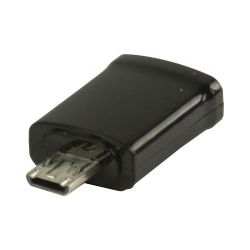 MHL USB Micro B 11-Pin Male - USB Micro B Female Black ND166 Valueline