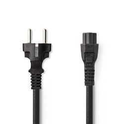 Power cable Schuko male-IEC-320-C5 5m Black ND4500 Nedis