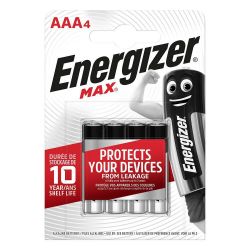 Alkaline batteries AAA 1.5 V Max 4-Blister ND4786 Energizer