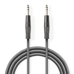 Balanced Audio Cable 6.35mm Male to 6.35mm Male 1.5m ND4906 Nedis