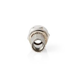 Male F Connector For 7,4mm Coaxial Cables | Zinc alloy | Silver | 25 pcs. ND5044 Nedis