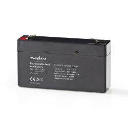 Lead Acid Battery Rechargeable Lead Acid Battery 6V 1200mAh 97mm Rechargeable ND6272 Nedis