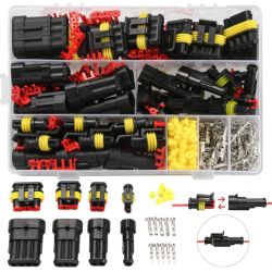 Kit 352 pieces electrical connectors 1/2/3/4 Pin WB444 