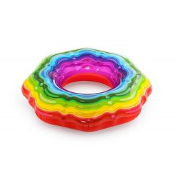 Bestway 115cm rainbow candy inflatable donut ED285 