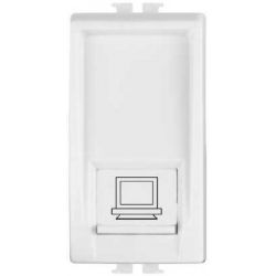 White Network Socket Compatible with Matix EL2057 