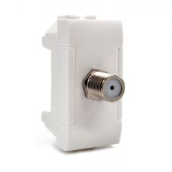 1 module white direct SAT socket compatible with Living International EL2269 