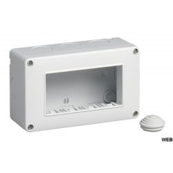 Box 4 modules 12x8cm white compatible Living Inernational EL2296 
