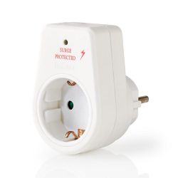 Socket extension with 1-way overvoltage protection white ND9540 