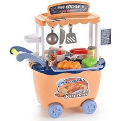 Mini kitchen play cart 28 pieces WB720 