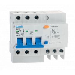 Interruttore differenziale con controllo elettronico di corrente residua JEL6 C40 3P 40A/30MA EL3050 Elmark