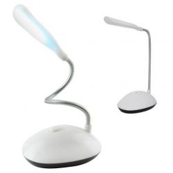 White flexible LED desk lamp with battery WB2016 
