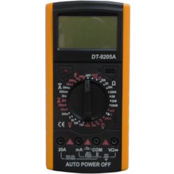 DT-9205A digital multimeter with large test leads WB2478 