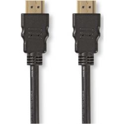 High Speed ​​Male HDMI Cable with Ethernet 1080p @ 60Hz 10.2 Gbps 1.50m ND6811 Nedis]