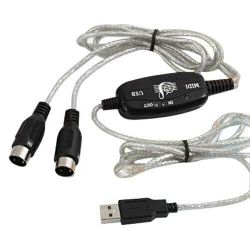 Cable audio USB-MIDI 2m WB1869 