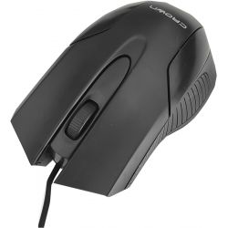 Mouse ottico cablato USB 1000DPI nero Crown Micro CMM-60 Crown Micro