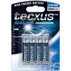 1.5V LR03 / AAA alkaline manganese battery F1424 Tecxus
