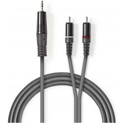 Cable audio estéreo 3,5mm macho a 2x RCA macho 1,5m ND9074 