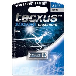 Batteria al manganese alcalino A27/LR27 12V F1702 Tecxus