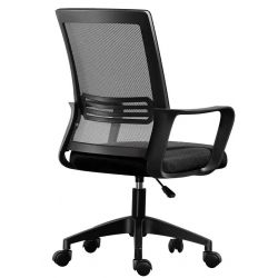 Sedia ergonomica da ufficio nera 2011-2W 